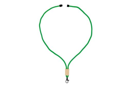 R-PET paracord lanyard Green