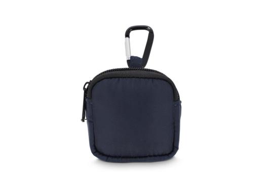 Nylon Earphones Pouch 6.5 x 6 cm Dark blue