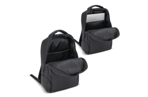 PU Osaka Laptop Backpack 30 x 14 x 42 cm 15L Black