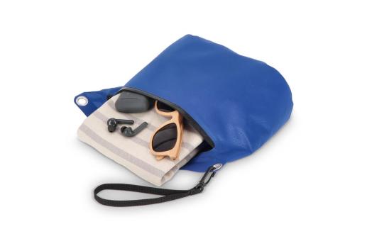 Wasserabweisende Ripstop-Umhängetasche 33 x 23 x 13 cm Dunkelblau