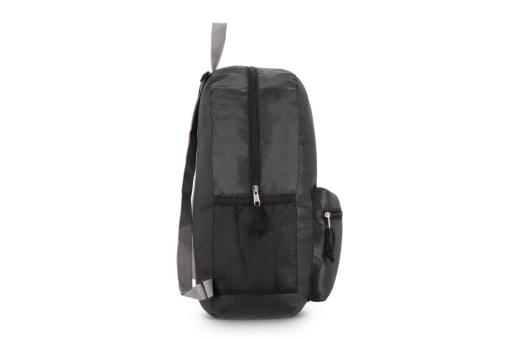 R-PET 190T Leichter Rucksack 30,5 x 12,7 x 42 cm 16 l Schwarz