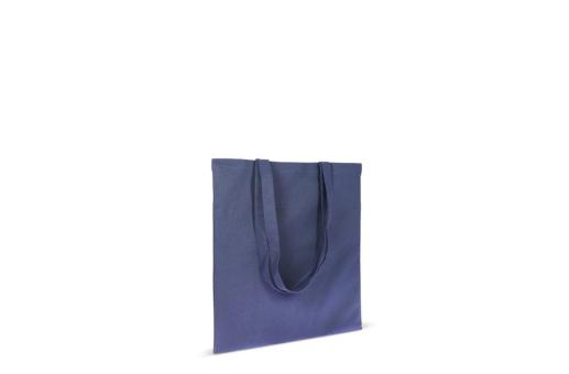 Tasche Bio-Baumwolle Farbe lang 140g/m² 38x42 cm Dunkelblau