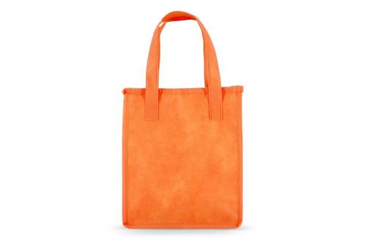 R-PET Cooler bag non-woven 23x 15 x 27.5cm 75g/m² Orange