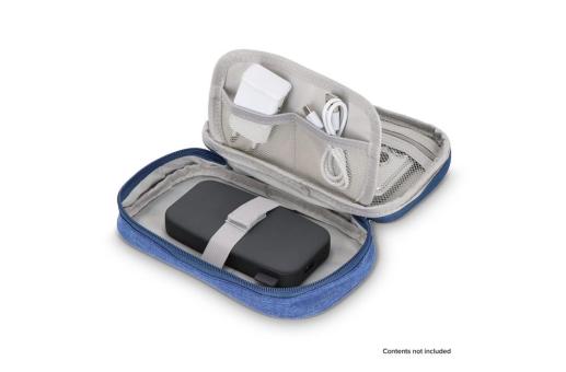 rPET 300D Kora Organizer-Tasche Blau