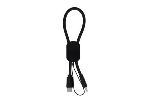 USB-C Keychain size Cable 60W Black