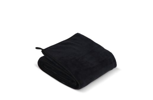 Vliesdecke 120×150 cm, 500 g/m² Korallenvlies, sublimationsdruckfähig. Schwarz