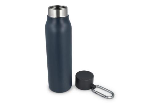 Carabiner matt finish Thermo bottle 600ml Convoy grey