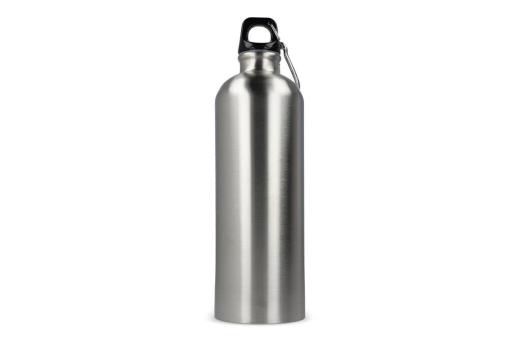 R-Edelstahl einwandige Flasche mit Karabiner 750ml Silber
