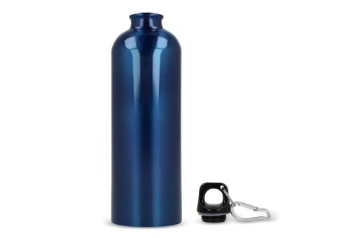 R-Edelstahl einwandige Flasche mit Karabiner 750ml Blau