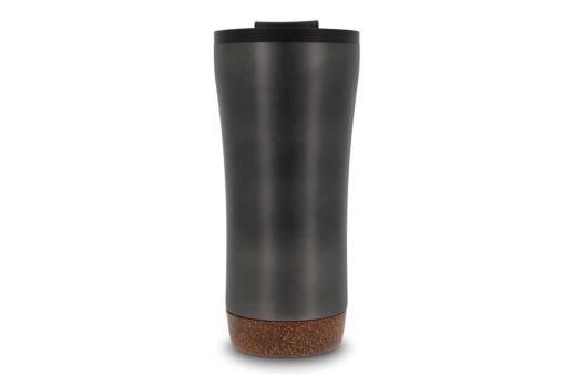 Double walled tumbler cork base 480ml Anthracite