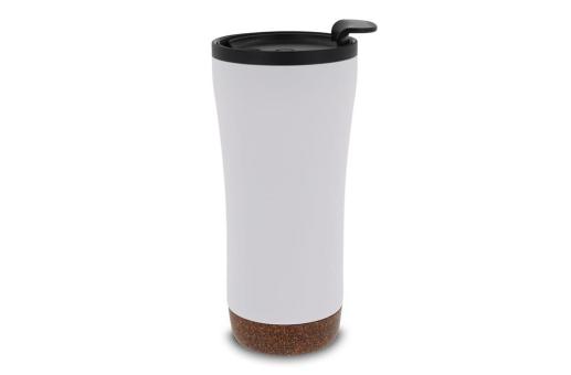 Doppelwandiger Becher mit einem Korkboden 480ml 