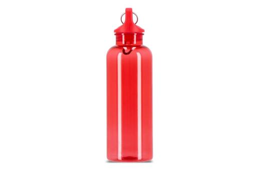 Noa water bottle R-PET 500 ml Transparent Transparent red