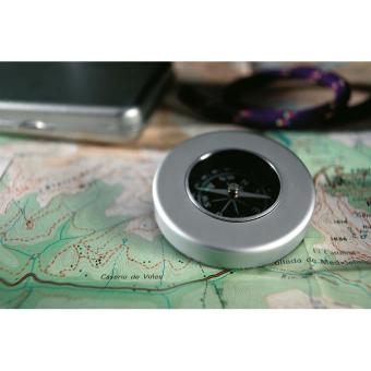 Target nautical compass Flat silver