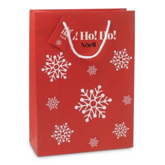 BOSSA LARGE Gift paper bag large Red