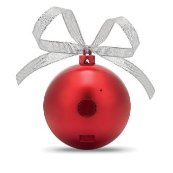 JINGLE BALL Speaker Christmas ball Red