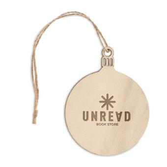 BALY Wooden Tree bauble hanger Timber
