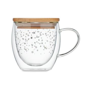 SION Double wall borosilicate mug Transparent