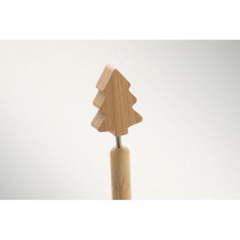 CHRISPEN Bamboo Christmas tree ball pen Timber