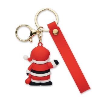 SANTACHARM Santa keyring bag charm Red