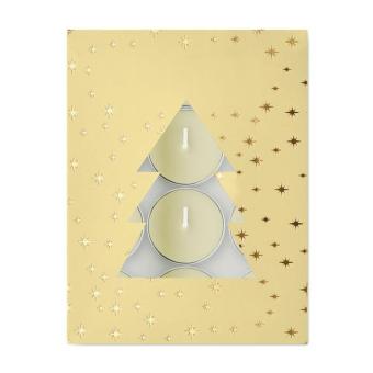 RADIANT Cinnamon scented tea light set Fawn