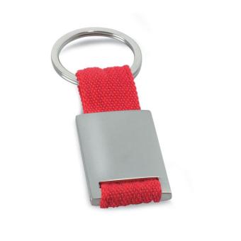 TECH Metal rectangular key ring 