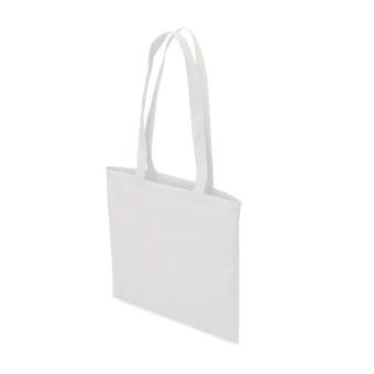TOTECOLOR Einkaufstasche aus Vliesstoff Weiß