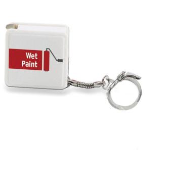 WATFORD Key ring w/ flexible ruler 1m White