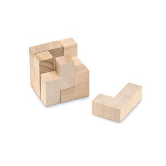 TRIKESNATS Wooden puzzle in cotton pouch Timber