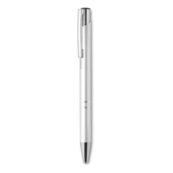 BERN Push button pen with black ink Silver