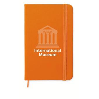 NOTELUX A6 notebook 96 lined sheets Orange