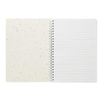 SEED RING A5 seed paper cover notebook White