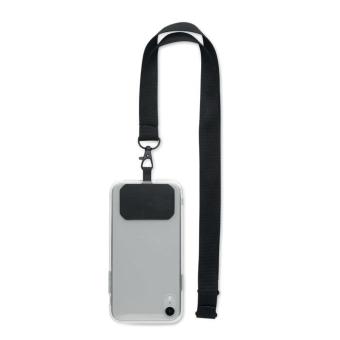 AMESTE Phone holder lanyard Black