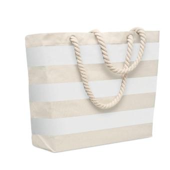 HEAVEN STRIPE Cotton beach bag 220 gr/m² 