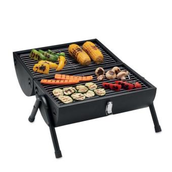 CHIMEY .ortable barbecue with chimney Black