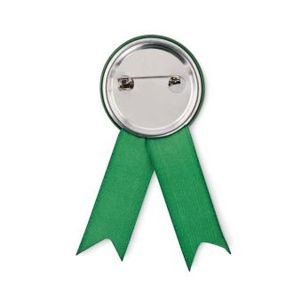 LAZO Ribbon style badge pin Green