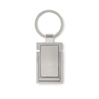 STANRIN Metal key ring phone stand Silver
