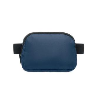 TOSHI 300D RPET polyester waist bag Aztec blue