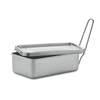 TAMELUNCH Stainless steel lunch box Silver