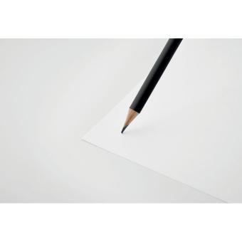 STOMP SHARP Natural pencil with eraser Black