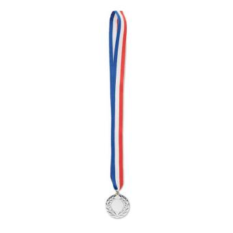 WINNER Medal 5cm diameter Flat silver