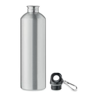REBIG MOSS Trinkflasche recycelter 750 ml Silber matt