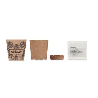 SUNFLOWER KIT Sunflower growing kit Fawn