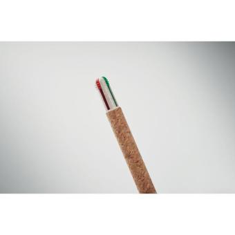 ARBOCHO 4-Farb-Kugelschreiber Kork Beige