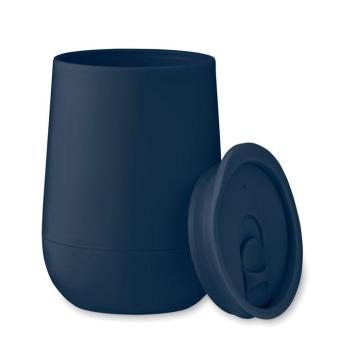GO Doppelwandiger Becher 300ml Marineblau