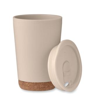 CO Doppelwandiger Becher 300 ml Beige