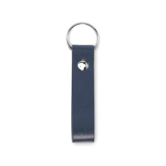 STROKEY Schlüsselring mit Schlaufe PU Marineblau
