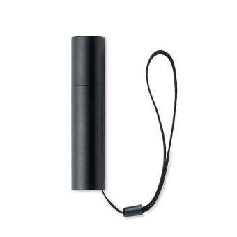 ALUMINATE Wiederaufladbare Taschenlampe Schwarz