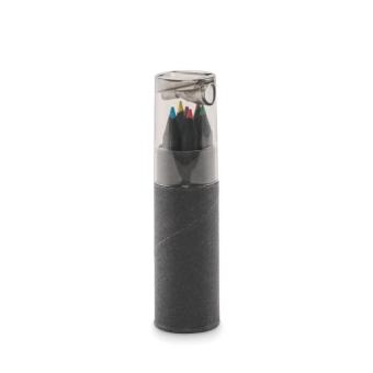 NEGRO Buntstifte-Set mit Anspitzer Schwarz