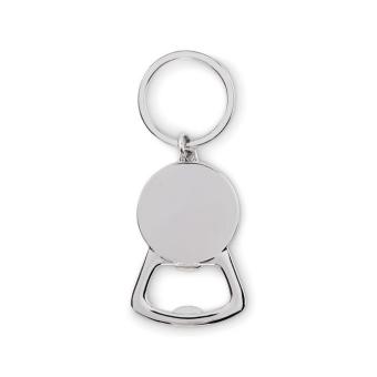 KEYPOP Recycled aluminium key ring Timber