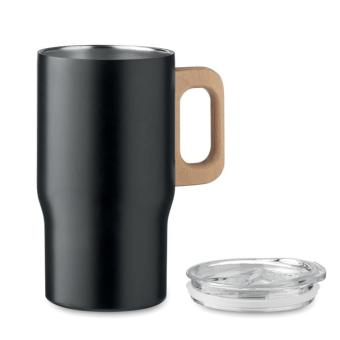 TUMBOO Doppelwandiger Becher 350ml Schwarz